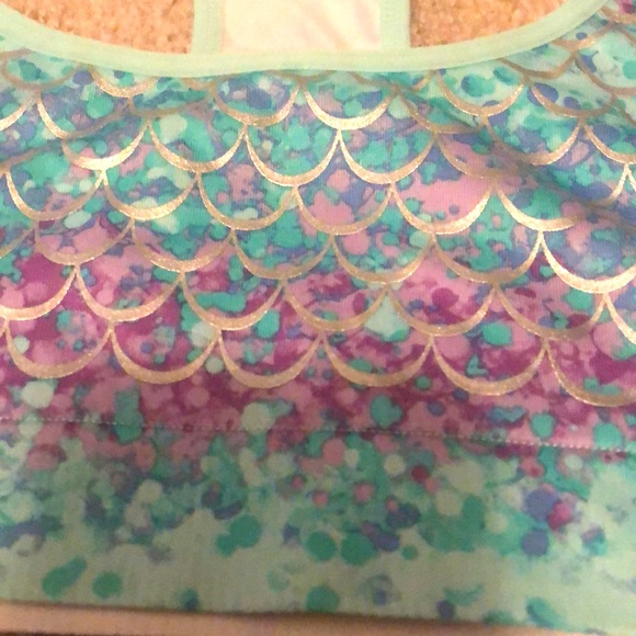 Akins mermaid sports bra from justice - Picture 2 of 3